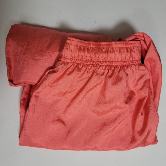 Champion Windbreaker Jogger Pants Womens S Coral Pink/Orange Running Workout Gym - Picture 9 of 9